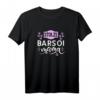 Damen Lustiges Barsoi Mama T-Shirt mit Hundesprüchen - Niedliches Humorvolles Hundemotiv für Hundehalterinnen, Fans und Züchterinnen