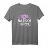 Damen Lustiges Barsoi Mama T-Shirt mit Hundesprüchen - Niedliches Humorvolles Hundemotiv für Hundehalterinnen, Fans und Züchterinnen