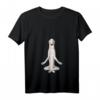 Damen Yoga Hund Barsoi T-Shirt mit V-Ausschnitt – Perfektes Geschenk für Hundeliebhaber und Yoga-Enthusiasten