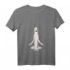 Damen Yoga Hund Barsoi T-Shirt mit V-Ausschnitt – Perfektes Geschenk für Hundeliebhaber und Yoga-Enthusiasten