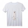 Damen Yoga Hund Barsoi T-Shirt mit V-Ausschnitt – Perfektes Geschenk für Hundeliebhaber und Yoga-Enthusiasten
