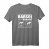 Barsoi Kein Pony Hund Windhund Hundespruch T-Shirt – Lustiges Geschenk für Hundeliebhaber & Züchter, Original Wilsigns Design