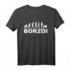 Barsoi Evolution T-Shirt für Hundeliebhaber & Hundebesitzer – Klassisch geschnitten, doppelt genähter Saum