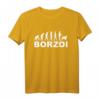Barsoi Evolution T-Shirt für Hundeliebhaber & Hundebesitzer – Klassisch geschnitten, doppelt genähter Saum