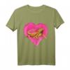 Bartagame Herz Design Reptil Liebe Love T-Shirt – Perfektes Geschenk für Reptilienliebhaber, Damen, Herren & Kinder