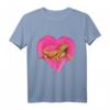 Bartagame Herz Design Reptil Liebe Love T-Shirt – Perfektes Geschenk für Reptilienliebhaber, Damen, Herren & Kinder