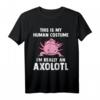 Axolotl Schwanzlurch T-Shirt für Frauen und Kinder - Kawaii Molch & Amphibien Geschenk für Reptilienliebhaber