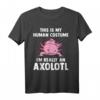 Axolotl Schwanzlurch T-Shirt für Frauen und Kinder - Kawaii Molch & Amphibien Geschenk für Reptilienliebhaber