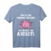Axolotl Schwanzlurch T-Shirt für Frauen und Kinder - Kawaii Molch & Amphibien Geschenk für Reptilienliebhaber