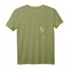 Damen Reptilien T-Shirt mit V-Ausschnitt - Süßes Bartagame Design, Perfekt für Echsenhalterinnen & Reptilienliebhaberinnen