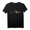 Bartagame Herzfrequenz T-Shirt - Lustiges Reptilien Design für Bartagamen Fans und Tierliebhaber