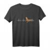 Bartagame Herzfrequenz T-Shirt - Lustiges Reptilien Design für Bartagamen Fans und Tierliebhaber