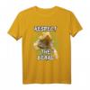 Respektiere Den Bart Lustiges Reptilien T-Shirt für Echsen- und Bartagamen-Fans – Vintage Retro Look, Humorvolles Tierliebhaber-Shirt
