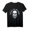 Herren Lustiges Bart T-Shirt mit Totenkopf - Geschenk für Bärtige, Barbershop & Männer mit Vollbart, perfekt zu Weihnachten & Geburtstag