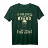 Humorvolles Herren T-Shirt 'If You Touch My Beard I Will Touch Your Boobs' – Perfektes Geschenk für Bärtige Männer zu Geburtstag & Weihnachten