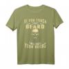 Humorvolles Herren T-Shirt 'If You Touch My Beard I Will Touch Your Boobs' – Perfektes Geschenk für Bärtige Männer zu Geburtstag & Weihnachten
