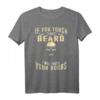Humorvolles Herren T-Shirt 'If You Touch My Beard I Will Touch Your Boobs' – Perfektes Geschenk für Bärtige Männer zu Geburtstag & Weihnachten