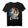 HapFrog Hundeliebhaber T-Shirt mit Süßem Rough Collie - Team Collie Statement für Hundefans