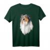 HapFrog T-Shirt mit Rough Collie Hundemotiv – Süßes Hundedesign für Hundeliebhaber