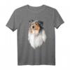 HapFrog T-Shirt mit Rough Collie Hundemotiv – Süßes Hundedesign für Hundeliebhaber