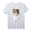 HapFrog T-Shirt mit Rough Collie Hundemotiv – Süßes Hundedesign für Hundeliebhaber