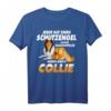 Collie Langhaar Schutzengel T-Shirt – Perfektes Geschenk für Hundeliebhaber & Collie Fans