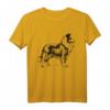 Collie Dog T-Shirt Love Dogs Graphic Illustration Tee Shirt – Perfektes Geschenk zum HapFrog für Hundeliebhaber