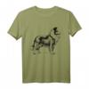 Collie Dog T-Shirt Love Dogs Graphic Illustration Tee Shirt – Perfektes Geschenk zum HapFrog für Hundeliebhaber