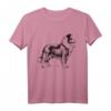 Collie Dog T-Shirt Love Dogs Graphic Illustration Tee Shirt – Perfektes Geschenk zum HapFrog für Hundeliebhaber