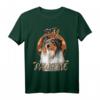 HapFrog T-Shirt für Hundeliebhaber mit Rough Collie Motiv - Süßer Hund & Stay Pawsitive Design