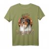 HapFrog T-Shirt für Hundeliebhaber mit Rough Collie Motiv - Süßer Hund & Stay Pawsitive Design