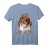 HapFrog T-Shirt für Hundeliebhaber mit Rough Collie Motiv - Süßer Hund & Stay Pawsitive Design