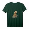 Damen Reptilien T-Shirt mit Bartagame und V-Ausschnitt - Exotischer Haustier-Print für Tierliebhaberinnen