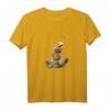 Damen Reptilien T-Shirt mit Bartagame und V-Ausschnitt - Exotischer Haustier-Print für Tierliebhaberinnen