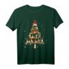 HapFrog Xmas Tree T-Shirt – Niedliche Basenji Hundeweihnachtsbaum-Deko & Geschenk für Hundeliebhaber