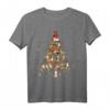 HapFrog Xmas Tree T-Shirt – Niedliche Basenji Hundeweihnachtsbaum-Deko & Geschenk für Hundeliebhaber