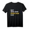 Damen Basenji Lover - Lustiges Weinliebhaber Mama T-Shirt als Muttertagsgeschenk für Hundemütter