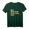Damen Basenji Lover - Lustiges Weinliebhaber Mama T-Shirt als Muttertagsgeschenk für Hundemütter