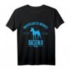 Unterschätze niemals eine Frau mit Basenji T-Shirt – Lustiges Hundedesign als Geschenk für Hunde- und Tierliebhaber