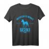 Unterschätze niemals eine Frau mit Basenji T-Shirt – Lustiges Hundedesign als Geschenk für Hunde- und Tierliebhaber