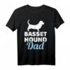 Basset Hound Papa T-Shirt - Hund Fans Geschenk für Basset Hound Liebhaber, klassisch geschnitten