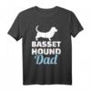 Basset Hound Papa T-Shirt - Hund Fans Geschenk für Basset Hound Liebhaber, klassisch geschnitten