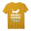 Basset Hound Papa T-Shirt - Hund Fans Geschenk für Basset Hound Liebhaber, klassisch geschnitten