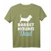 Basset Hound Papa T-Shirt - Hund Fans Geschenk für Basset Hound Liebhaber, klassisch geschnitten