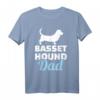 Basset Hound Papa T-Shirt - Hund Fans Geschenk für Basset Hound Liebhaber, klassisch geschnitten