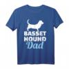 Basset Hound Papa T-Shirt - Hund Fans Geschenk für Basset Hound Liebhaber, klassisch geschnitten