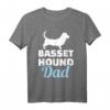 Basset Hound Papa T-Shirt - Hund Fans Geschenk für Basset Hound Liebhaber, klassisch geschnitten