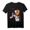 Basset Hound Hunde Liebe Frauchen T-Shirt – Süßes Hundemotiv Geschenk für Hundeliebhaberinnen, Mütter & Freundinnen