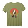 Vintage Basset Hound Hund Tier Gesicht Welpe T-Shirt – Retro Design für Hundeliebhaber, Hundetrainer & Züchter