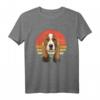 Vintage Basset Hound Hund Tier Gesicht Welpe T-Shirt – Retro Design für Hundeliebhaber, Hundetrainer & Züchter